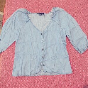 Sanctuary lightweight denim blouse